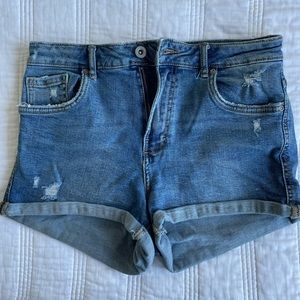 Zara Blue Jean Shorts